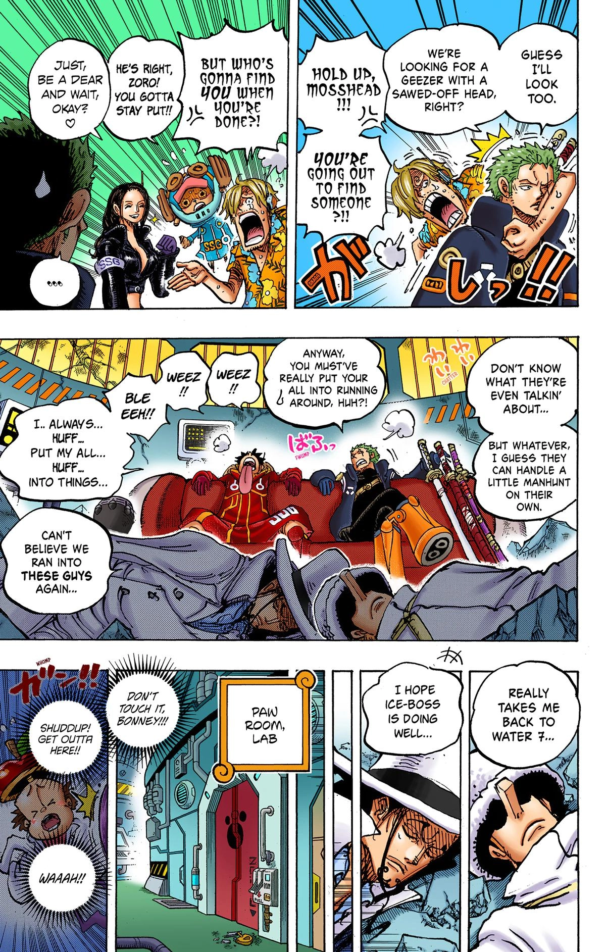 One Piece (Official Colored) Chapter 1074 page 10 - 