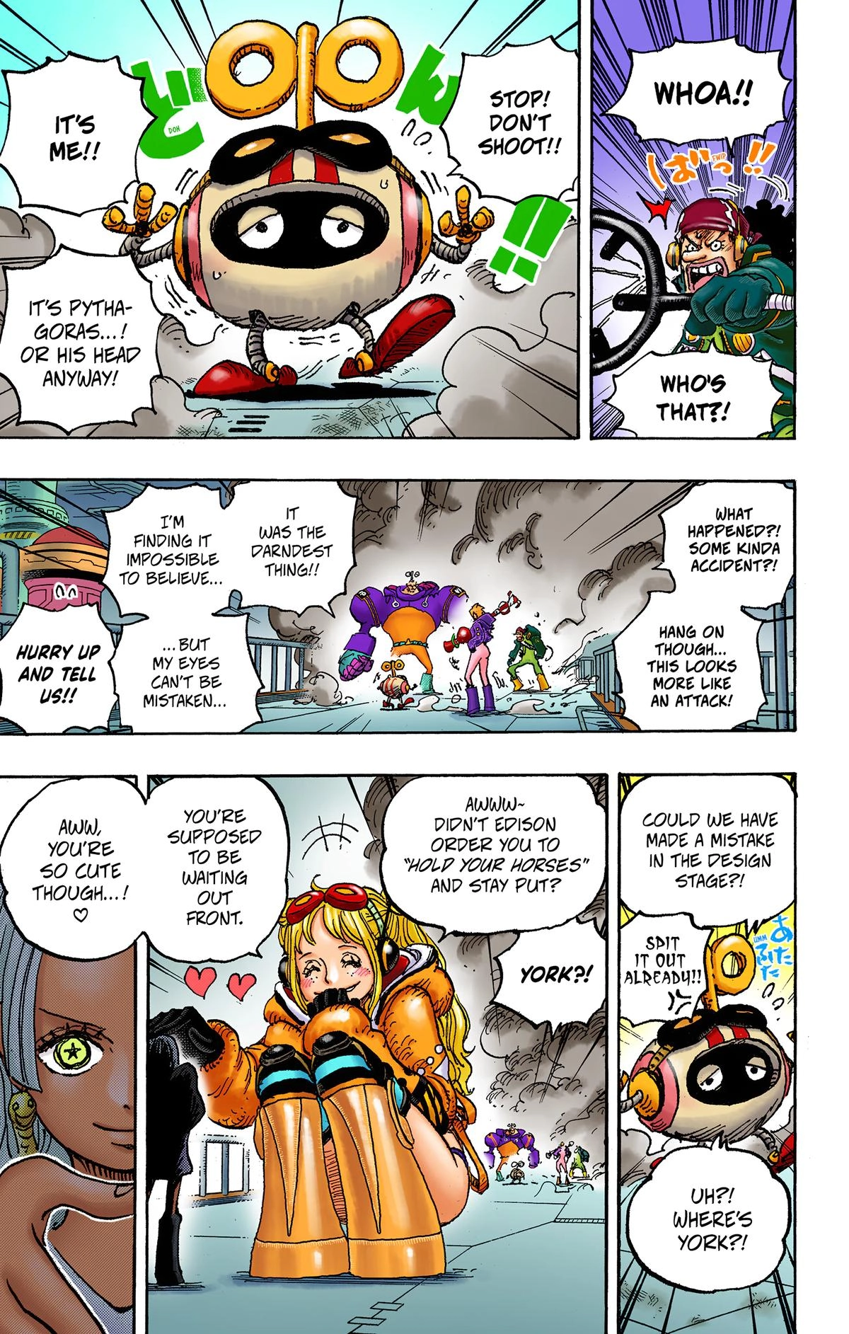 One Piece (Official Colored) Chapter 1075 page 9 - 