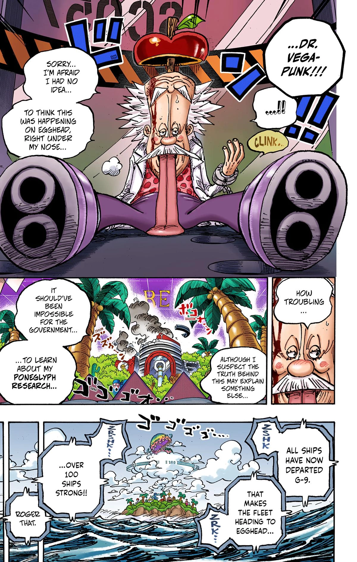 One Piece (Official Colored) Chapter 1076 page 10 - 