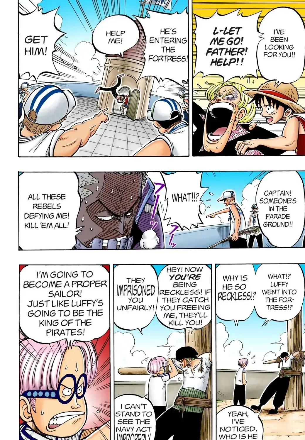 One Piece (Official Colored) Chapter 4 page 35 - 