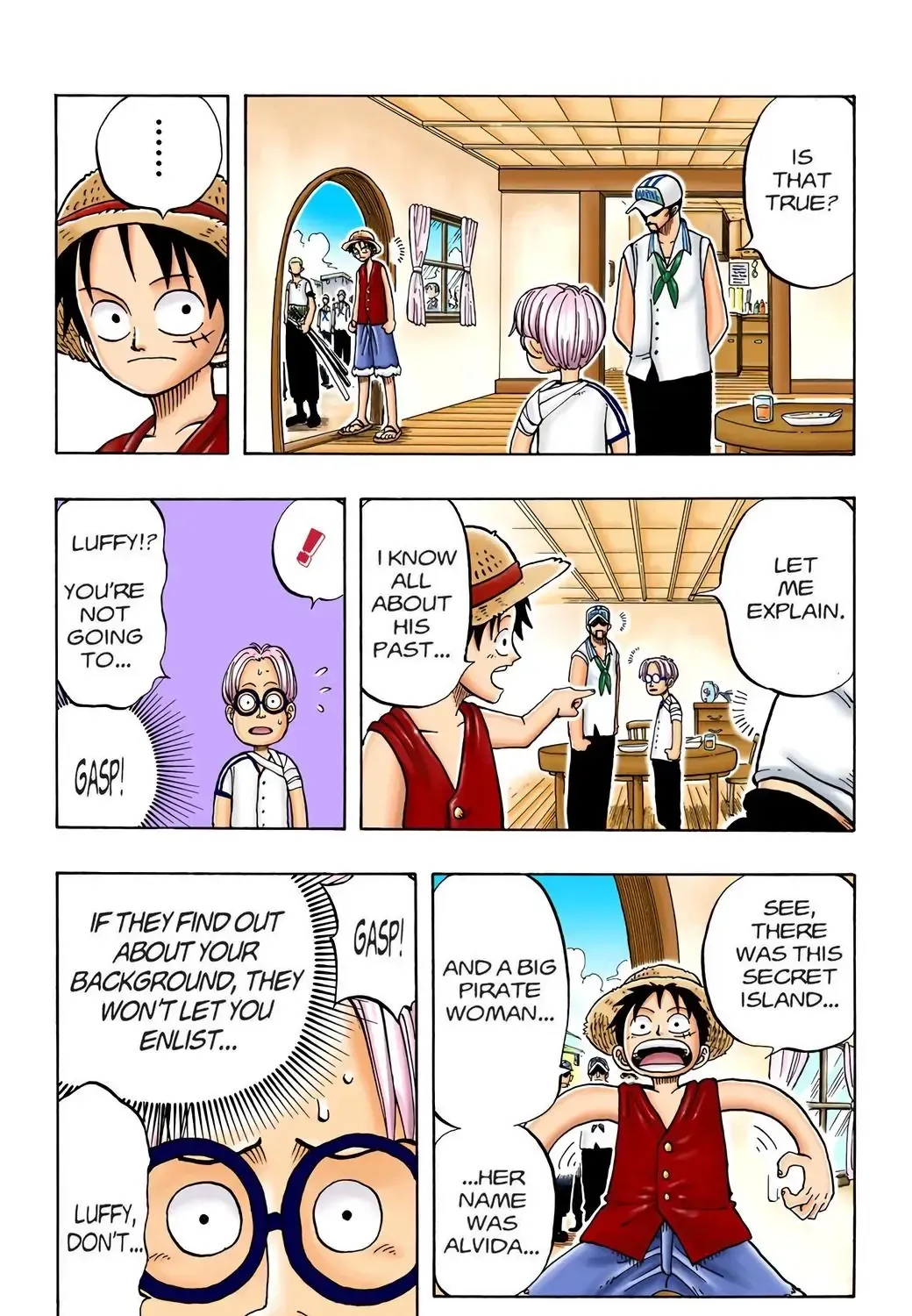 One Piece (Official Colored) Chapter 7 page 21 - 