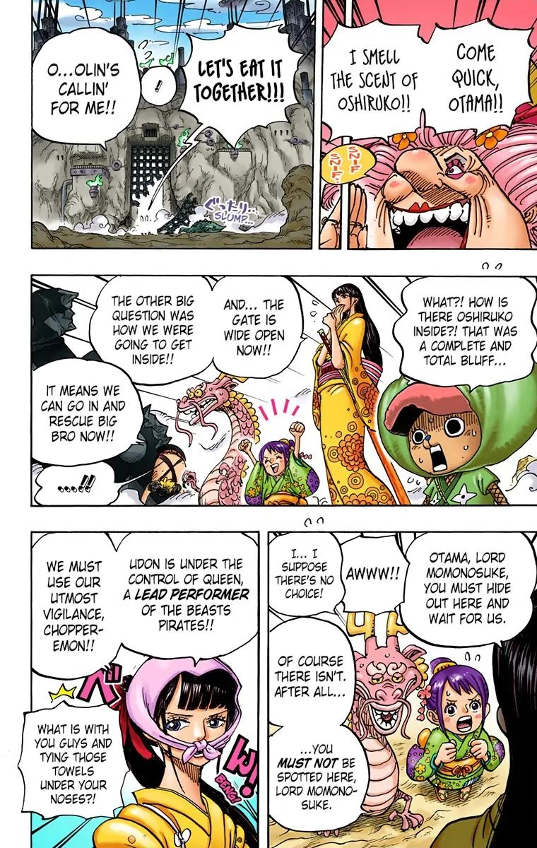 One Piece (Official Colored) Chapter 945 page 14 - 