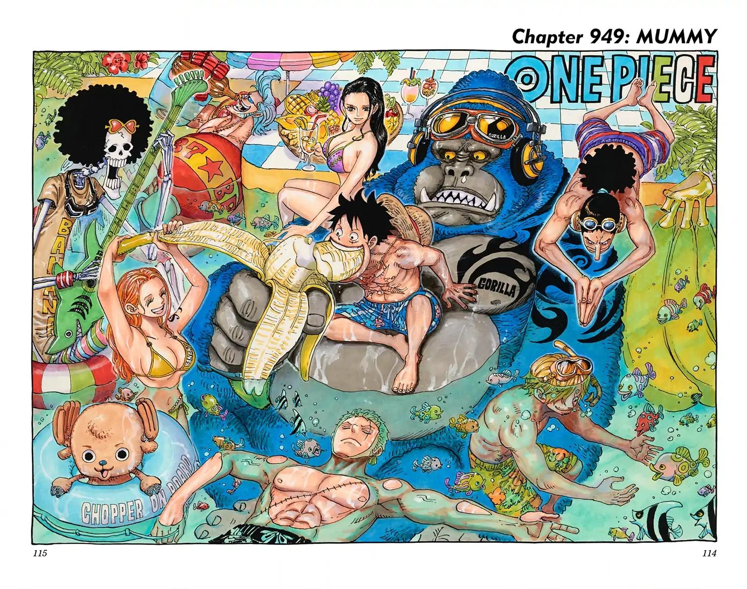 One Piece (Official Colored) Chapter 949 page 1 - 