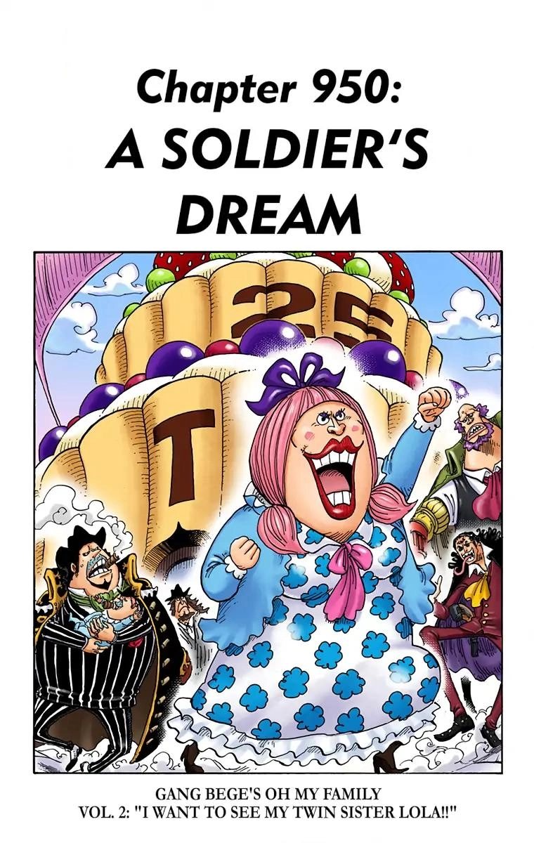 One Piece (Official Colored) Chapter 950 page 1 - 