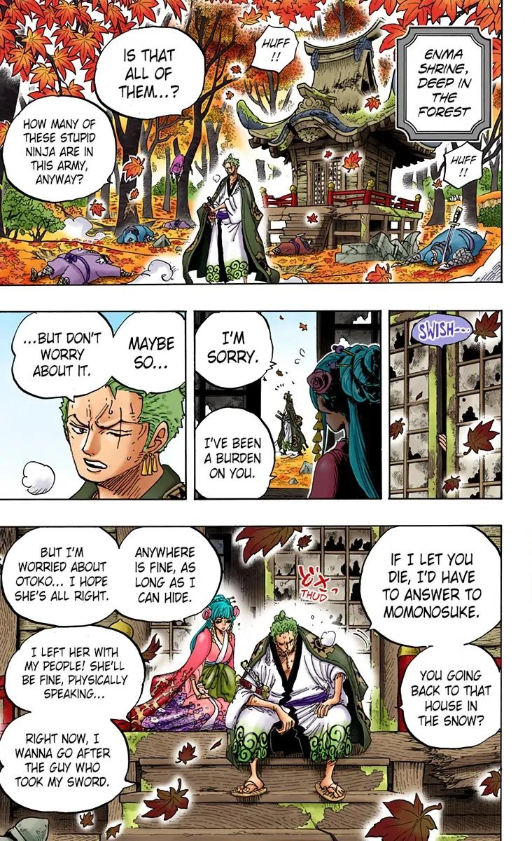 One Piece (Official Colored) Chapter 950 page 13 - 