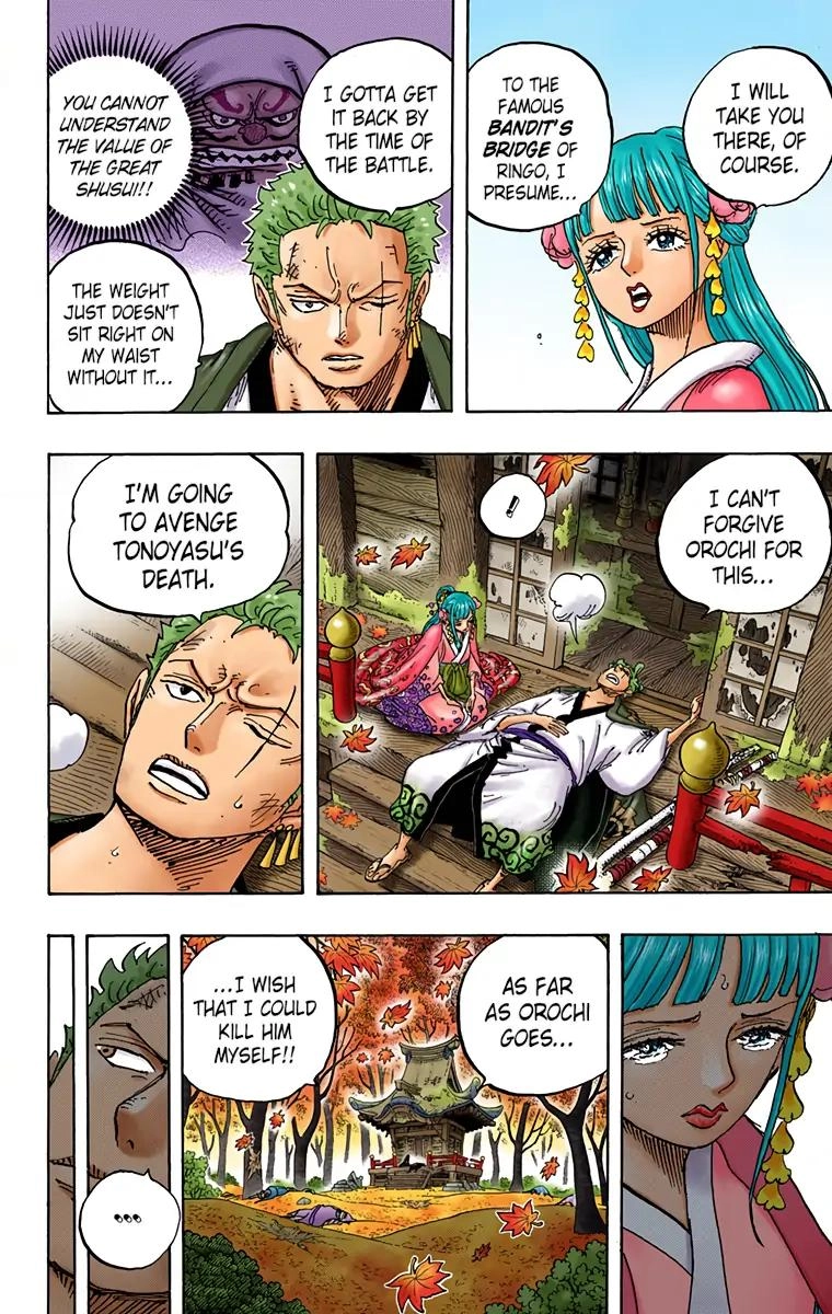 One Piece (Official Colored) Chapter 950 page 14 - 