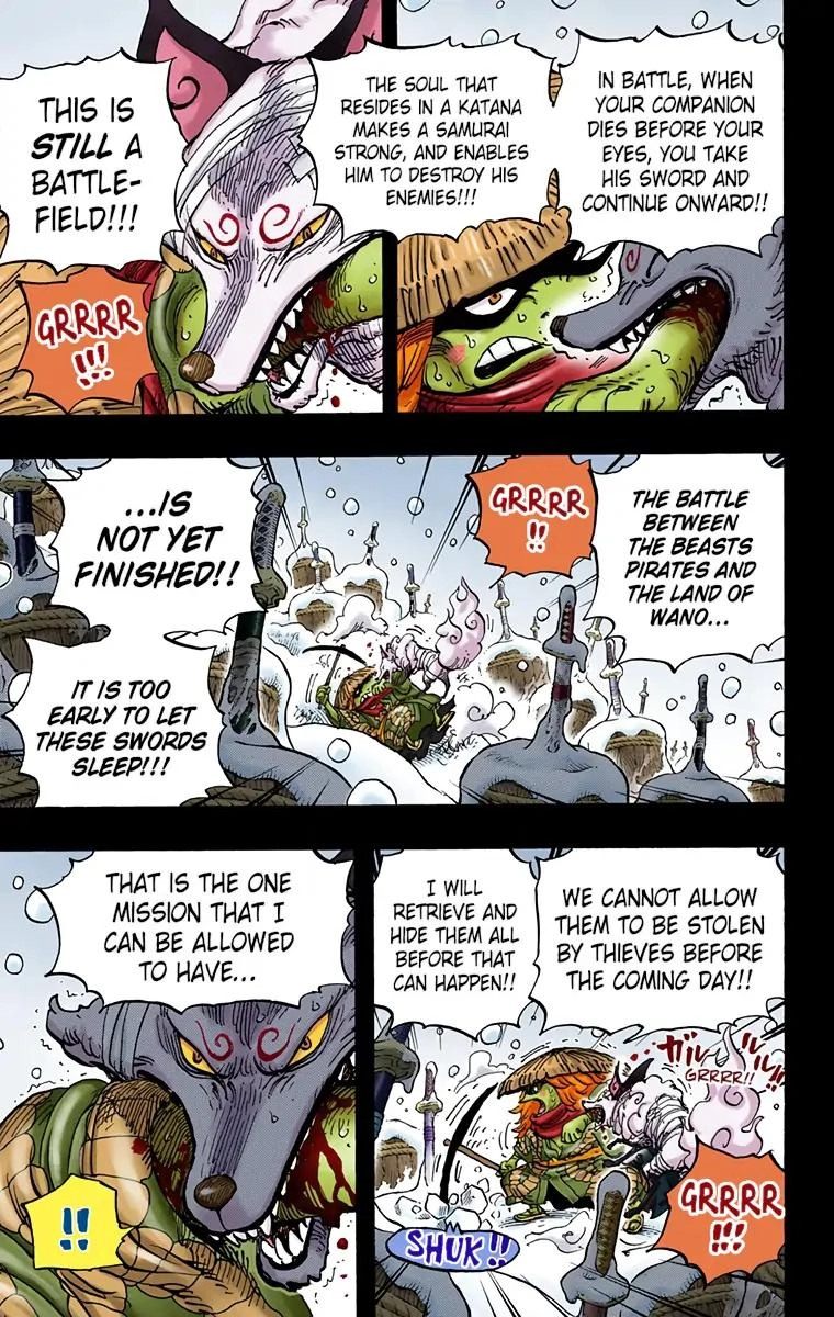 One Piece (Official Colored) Chapter 953 page 11 - 