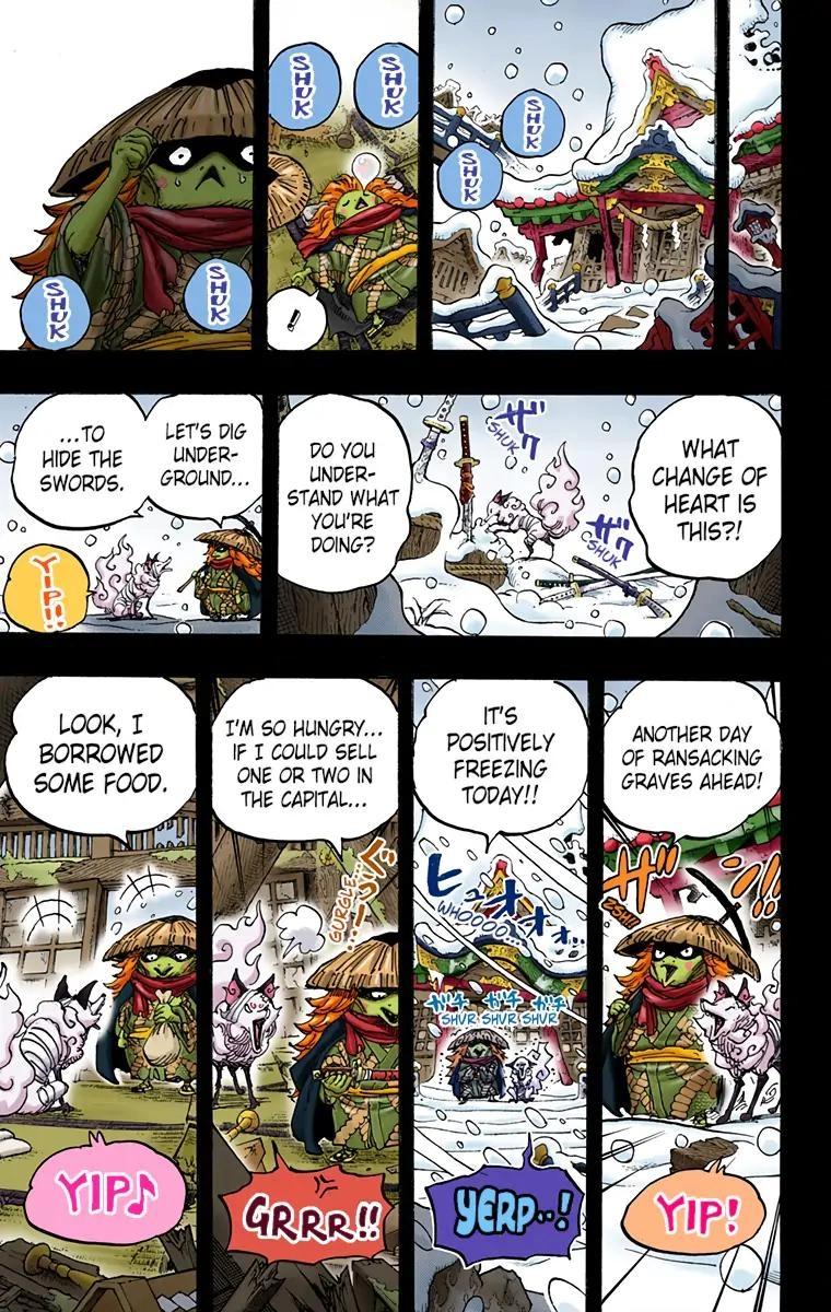 One Piece (Official Colored) Chapter 953 page 13 - 
