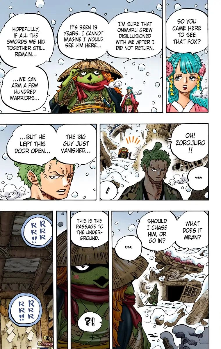 One Piece (Official Colored) Chapter 953 page 15 - 