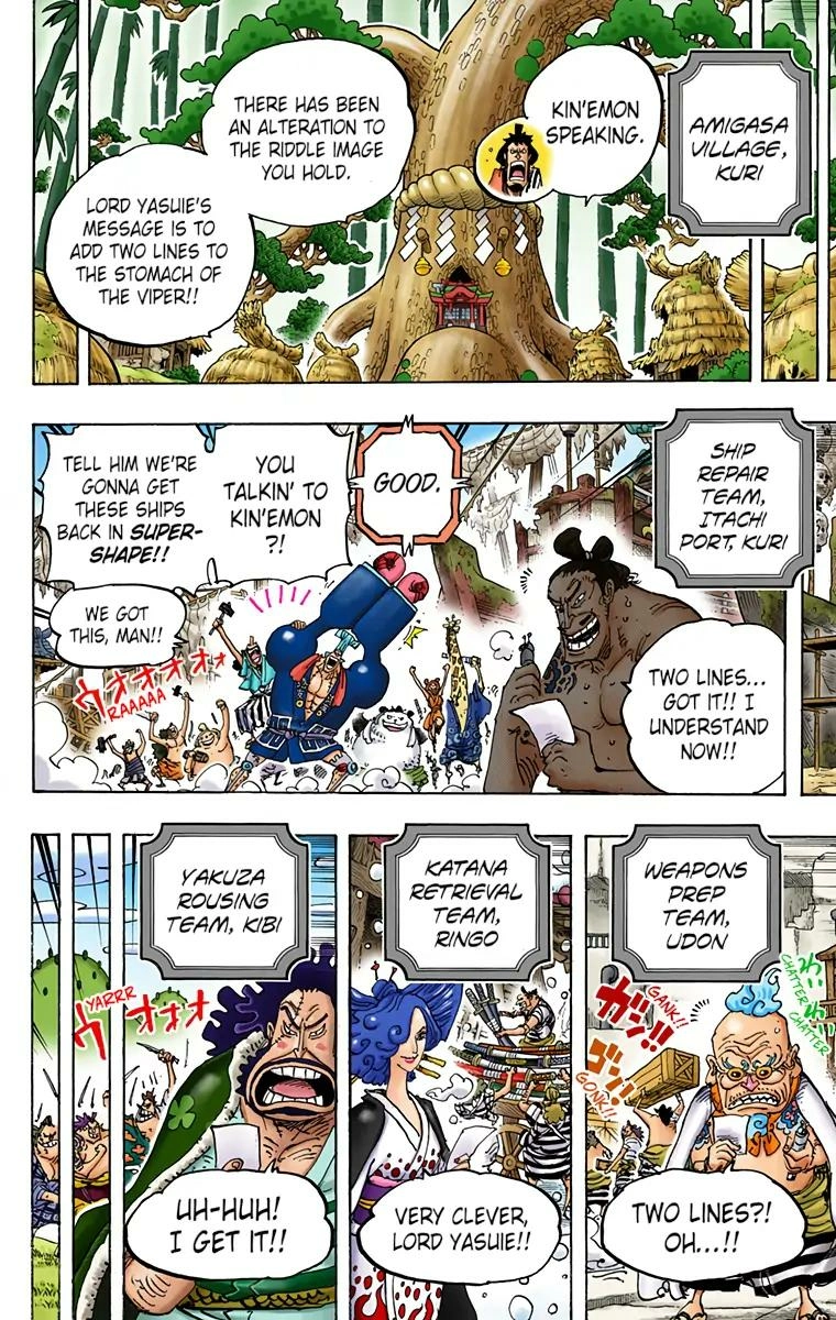 One Piece (Official Colored) Chapter 954 page 13 - 