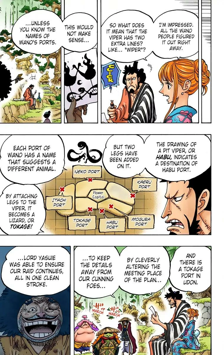 One Piece (Official Colored) Chapter 954 page 14 - 