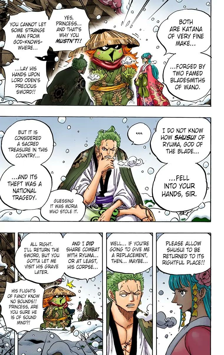 One Piece (Official Colored) Chapter 954 page 9 - 