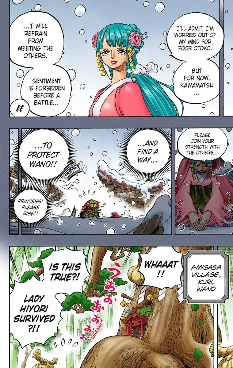 One Piece (Official Colored) Chapter 955 page 2 - 