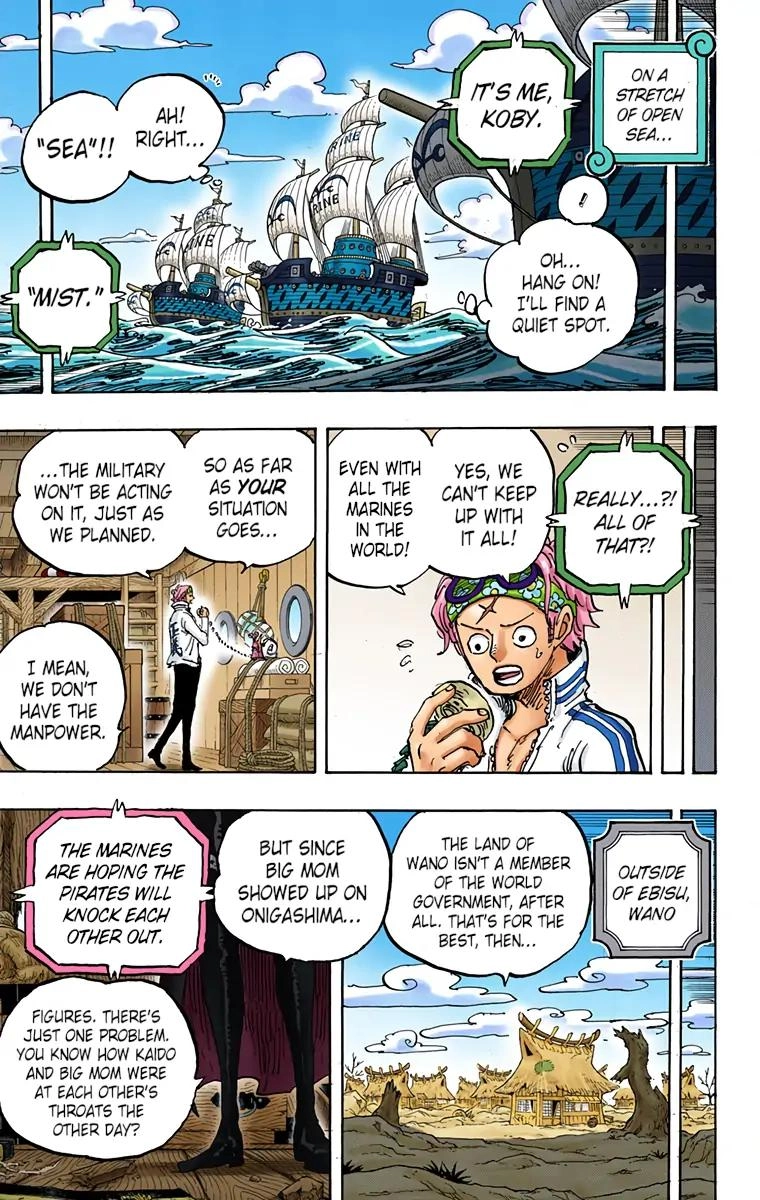 One Piece (Official Colored) Chapter 956 page 11 - 