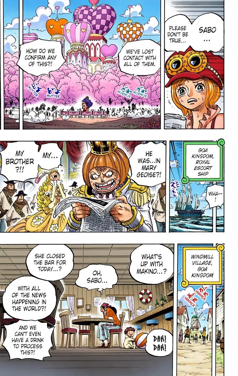 One Piece (Official Colored) Chapter 956 page 9 - 
