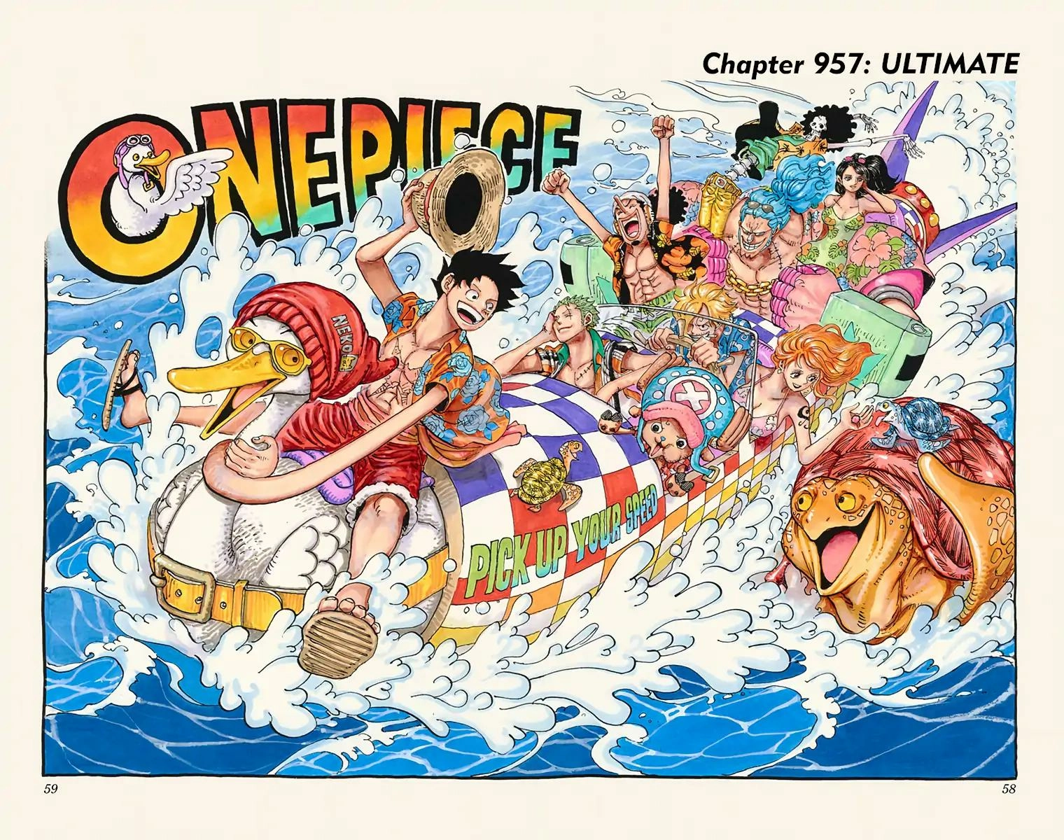 One Piece (Official Colored) Chapter 957 page 1 - 