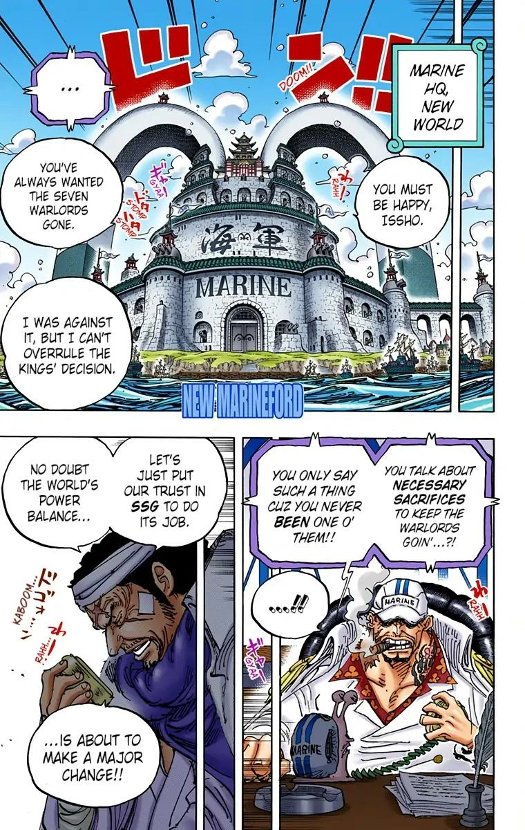 One Piece (Official Colored) Chapter 957 page 3 - 