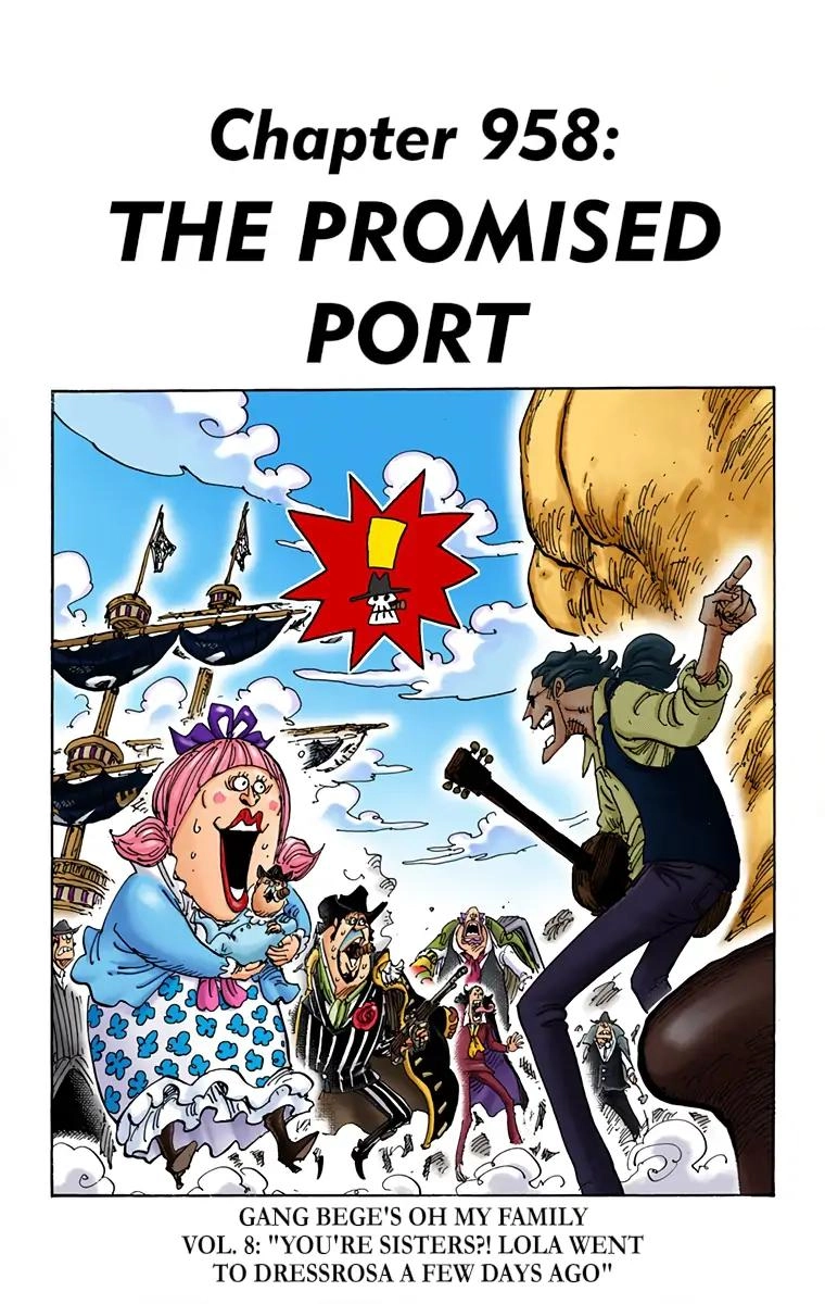 One Piece (Official Colored) Chapter 958 page 1 - 