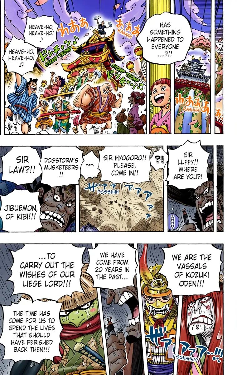 One Piece (Official Colored) Chapter 958 page 11 - 