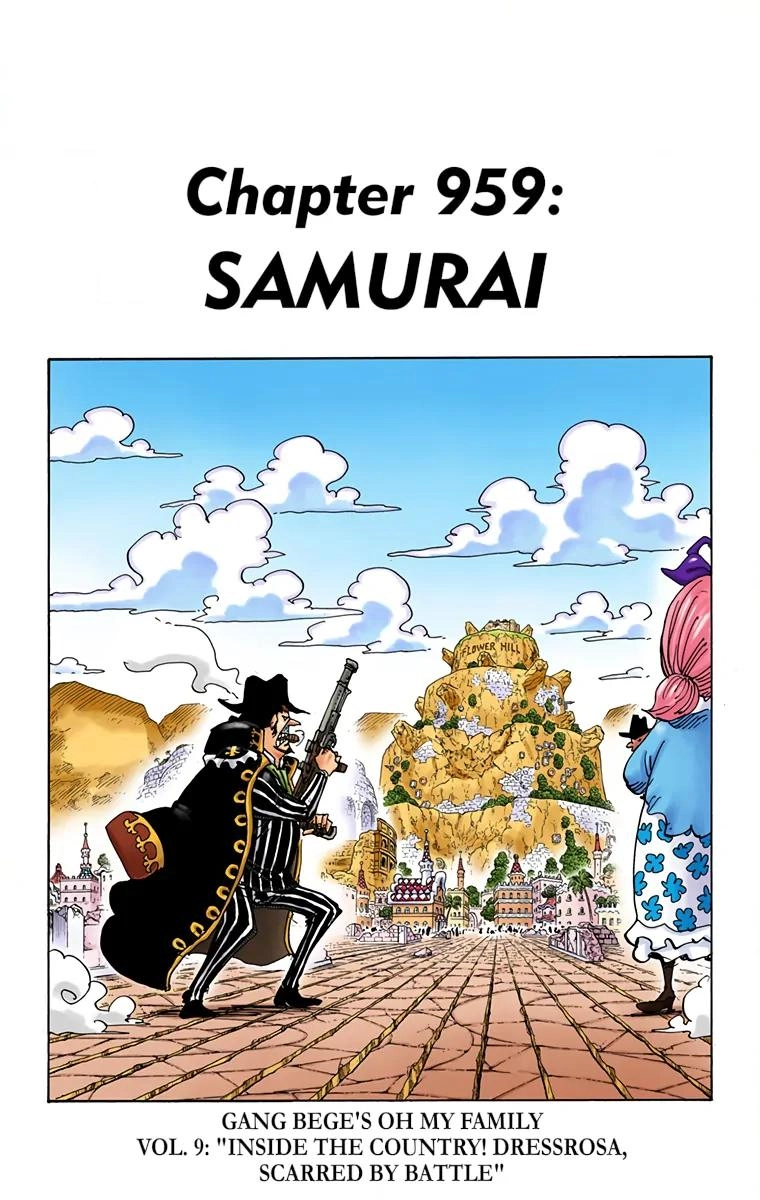 One Piece (Official Colored) Chapter 959 page 1 - 