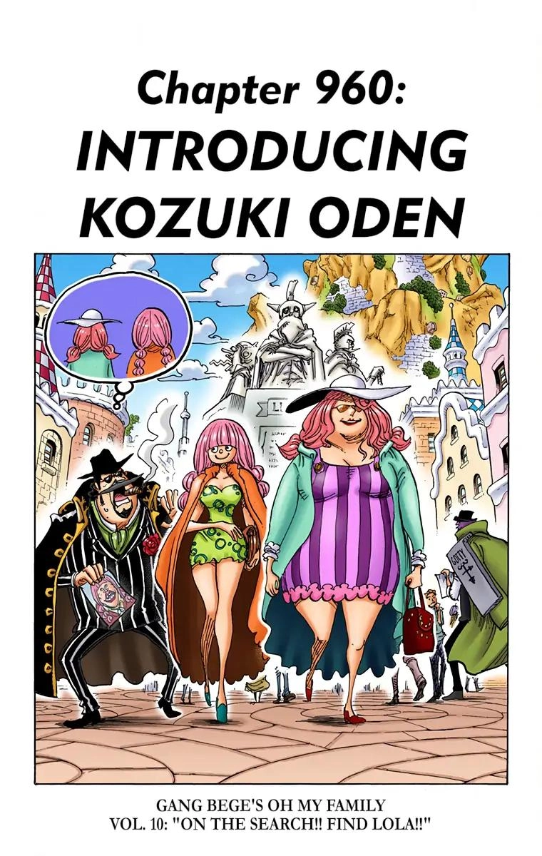 One Piece (Official Colored) Chapter 960 page 1 - 