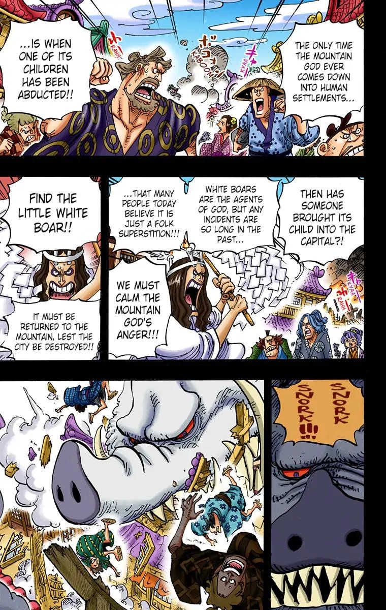 One Piece (Official Colored) Chapter 961 page 3 - 