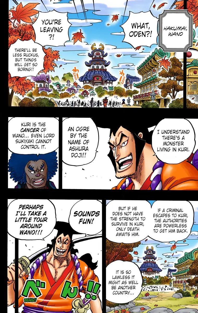 One Piece (Official Colored) Chapter 962 page 2 - 
