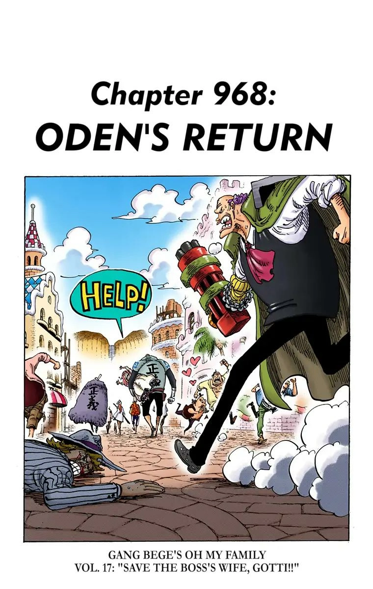 One Piece (Official Colored) Chapter 968 page 1 - 