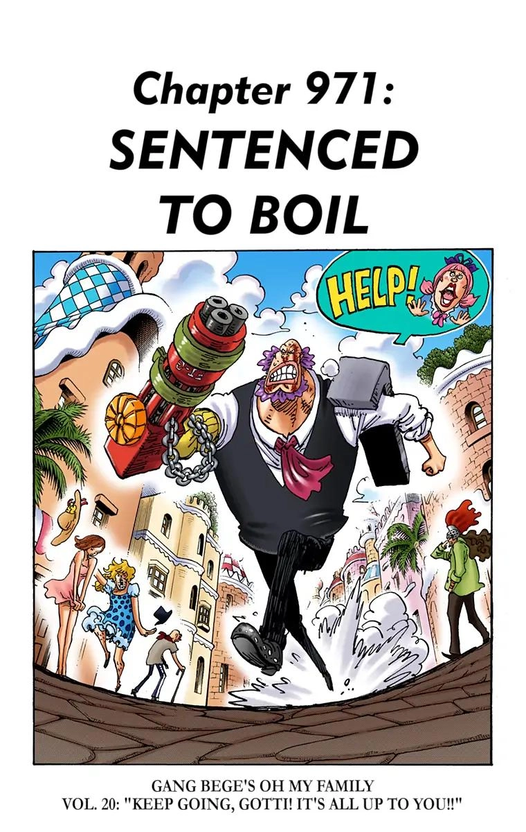 One Piece (Official Colored) Chapter 971 page 1 - 