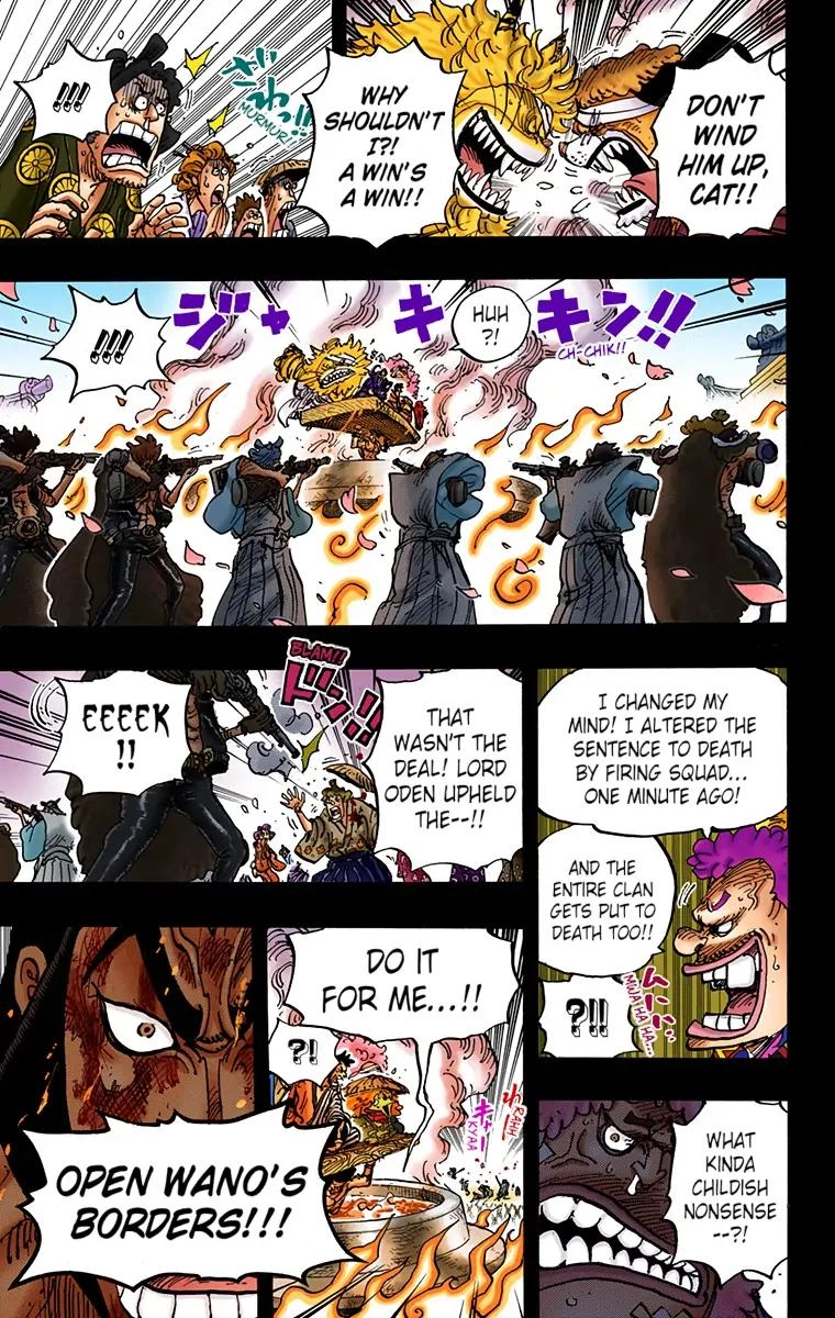One Piece (Official Colored) Chapter 972 page 11 - 