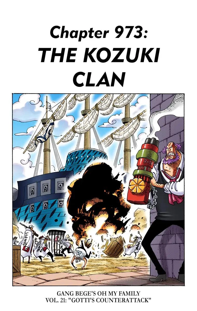One Piece (Official Colored) Chapter 973 page 1 - 