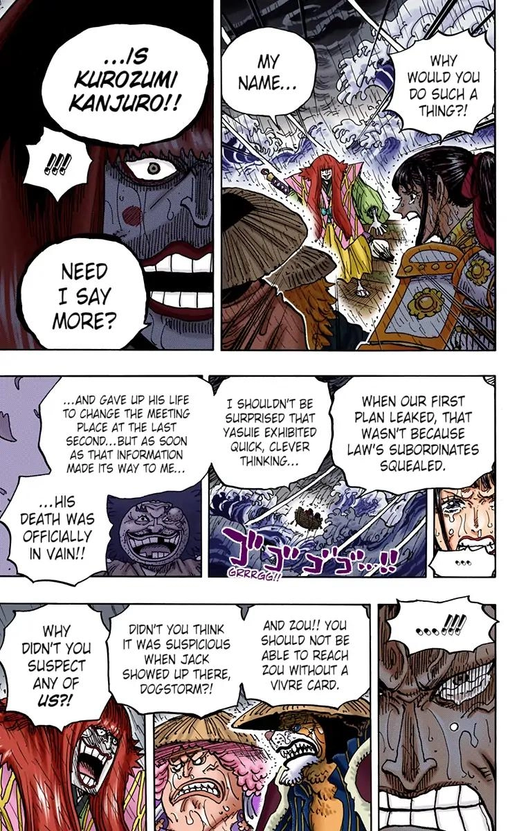 One Piece (Official Colored) Chapter 974 page 11 - 