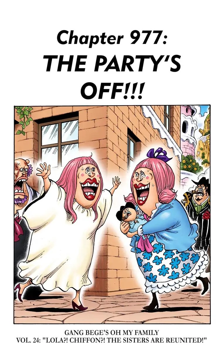 One Piece (Official Colored) Chapter 977 page 1 - 