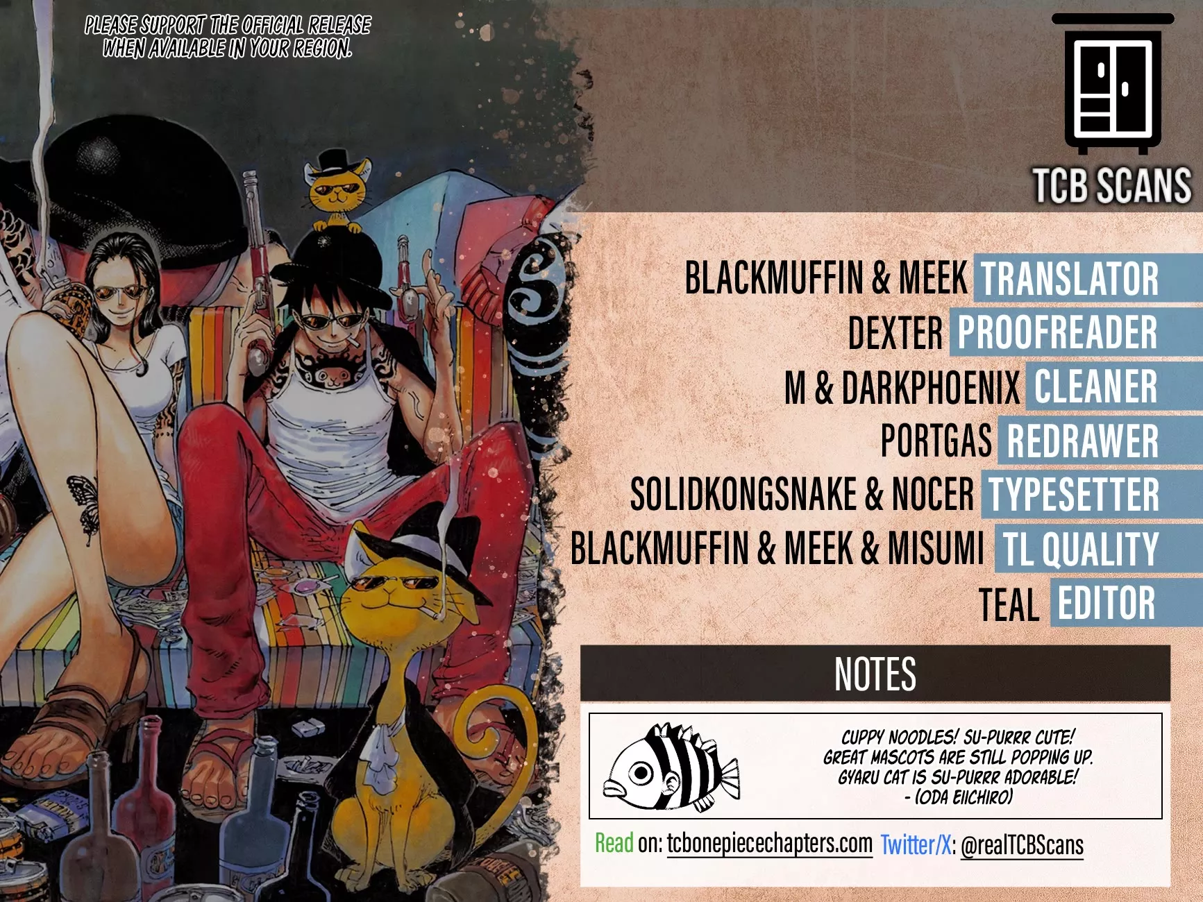 One Piece Chapter 1155 page 1 - 
