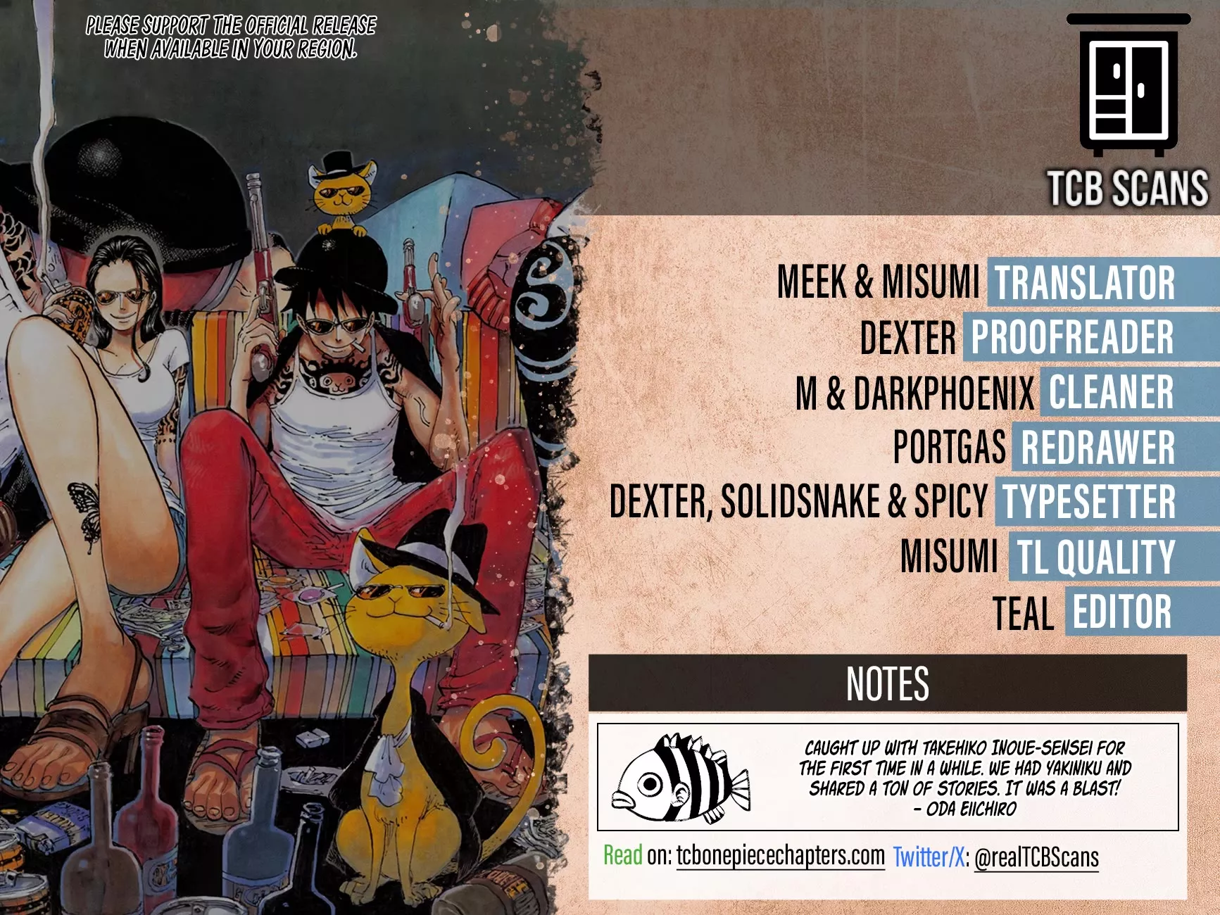 One Piece Chapter 1156 page 1 - 