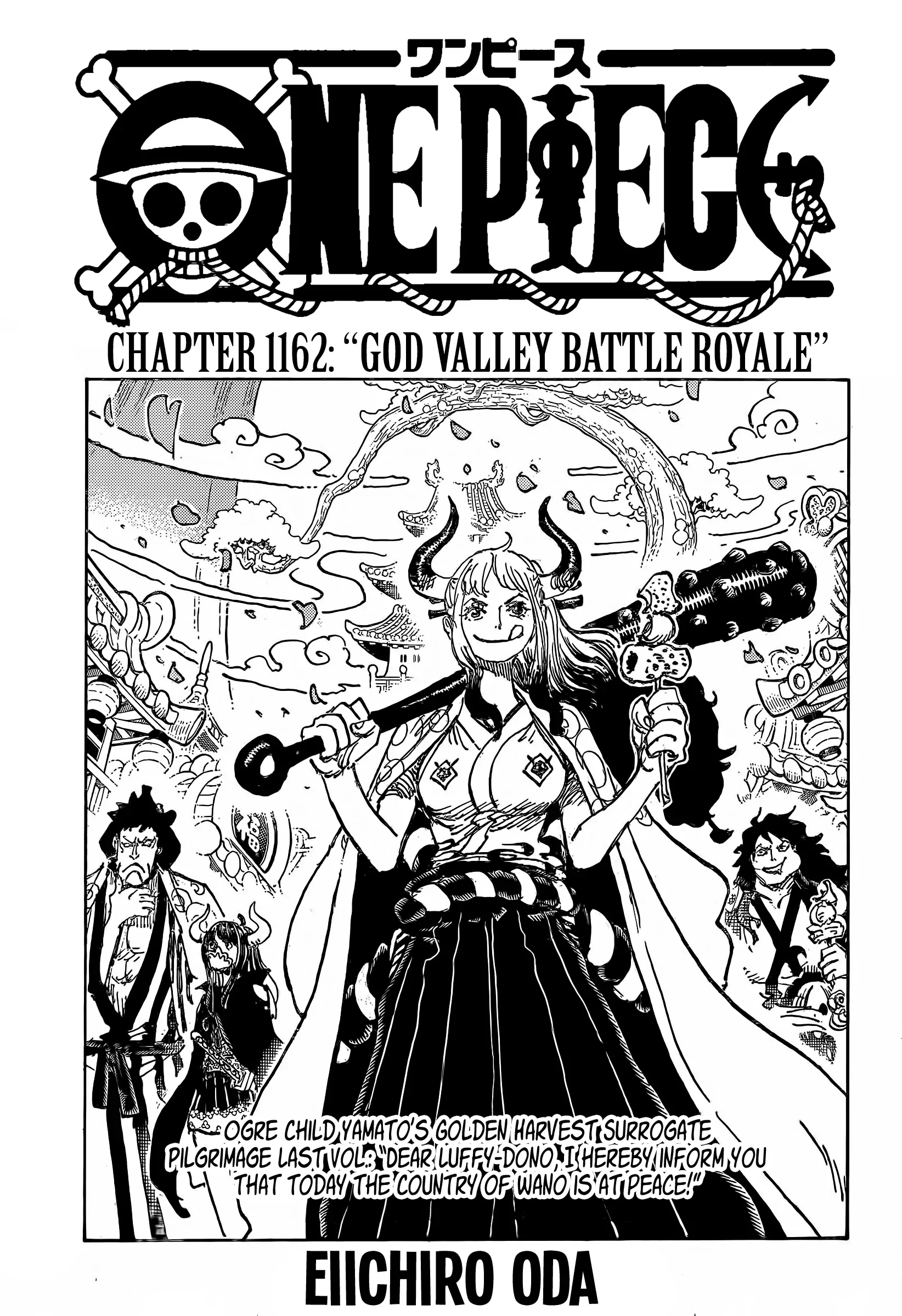 One Piece Chapter 1162 page 1 - 