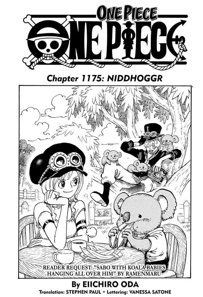 One Piece Chapter 1175 page 1 - 