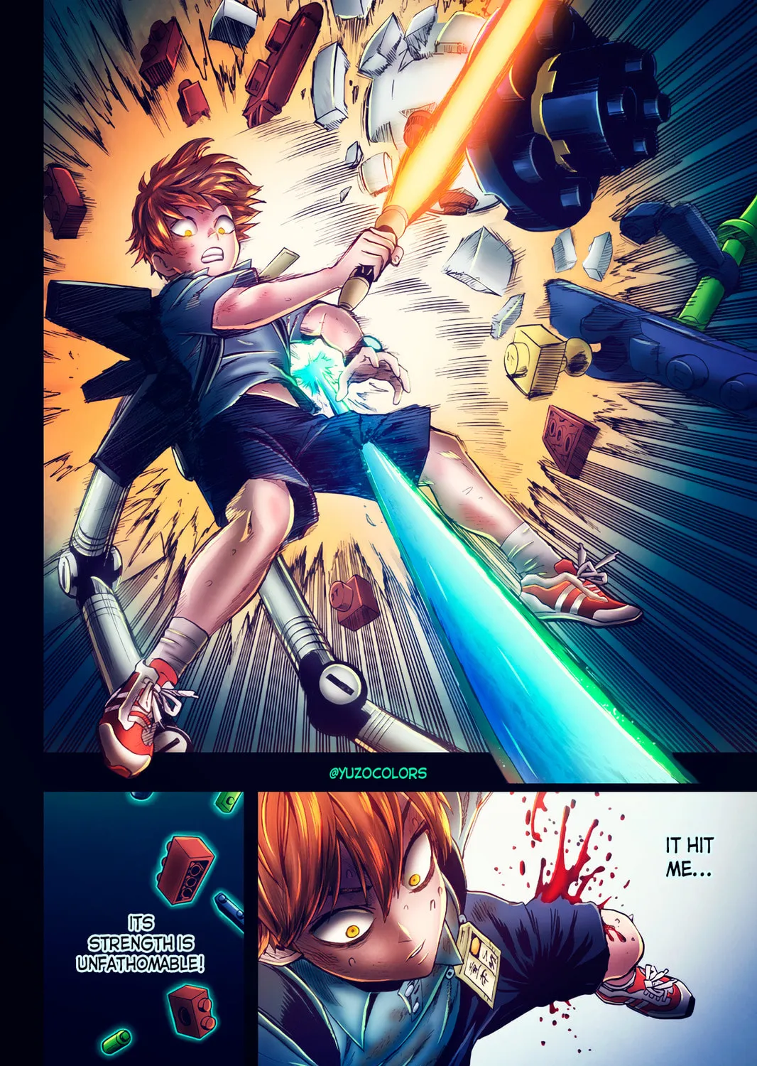 One-Punch Man (Fan Colored) (Colored) Chapter 0.3 page 37 - 
