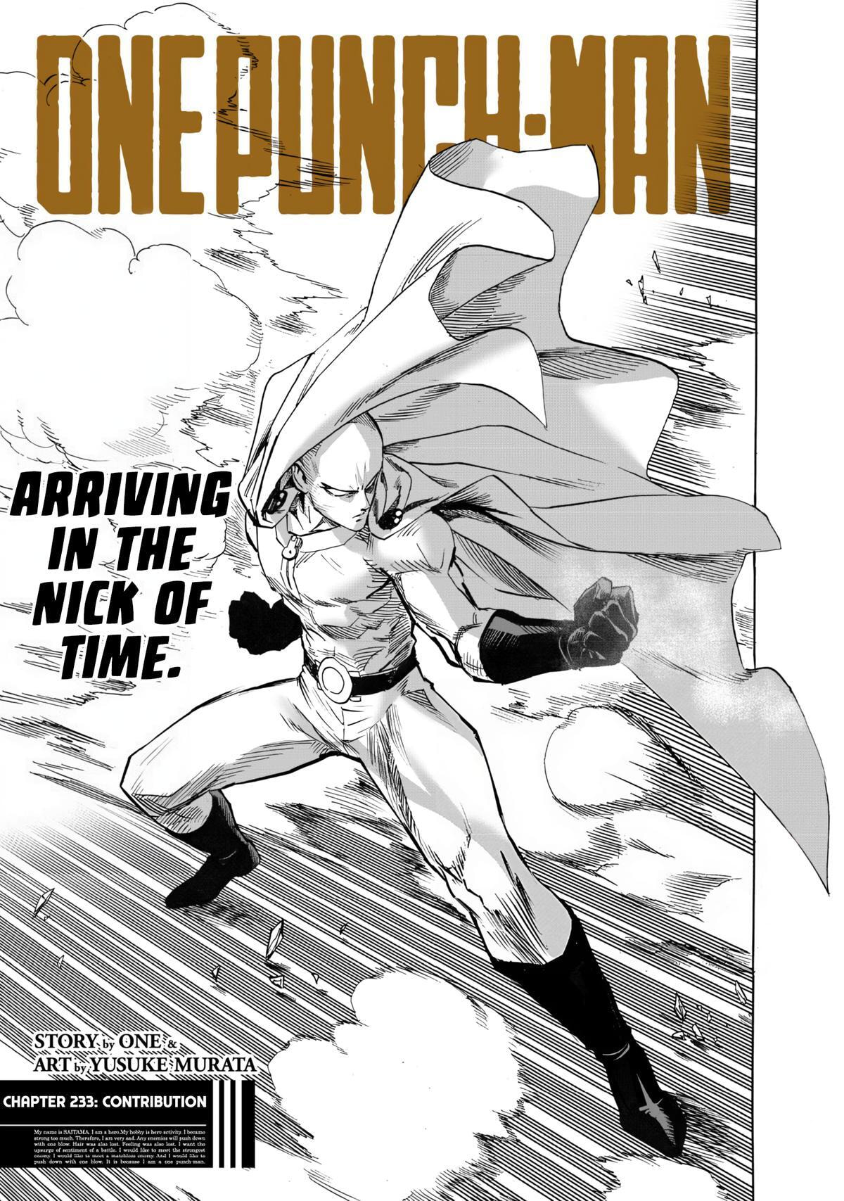 One-Punch Man (Fan Colored) (Colored) Chapter 233 page 1 - 