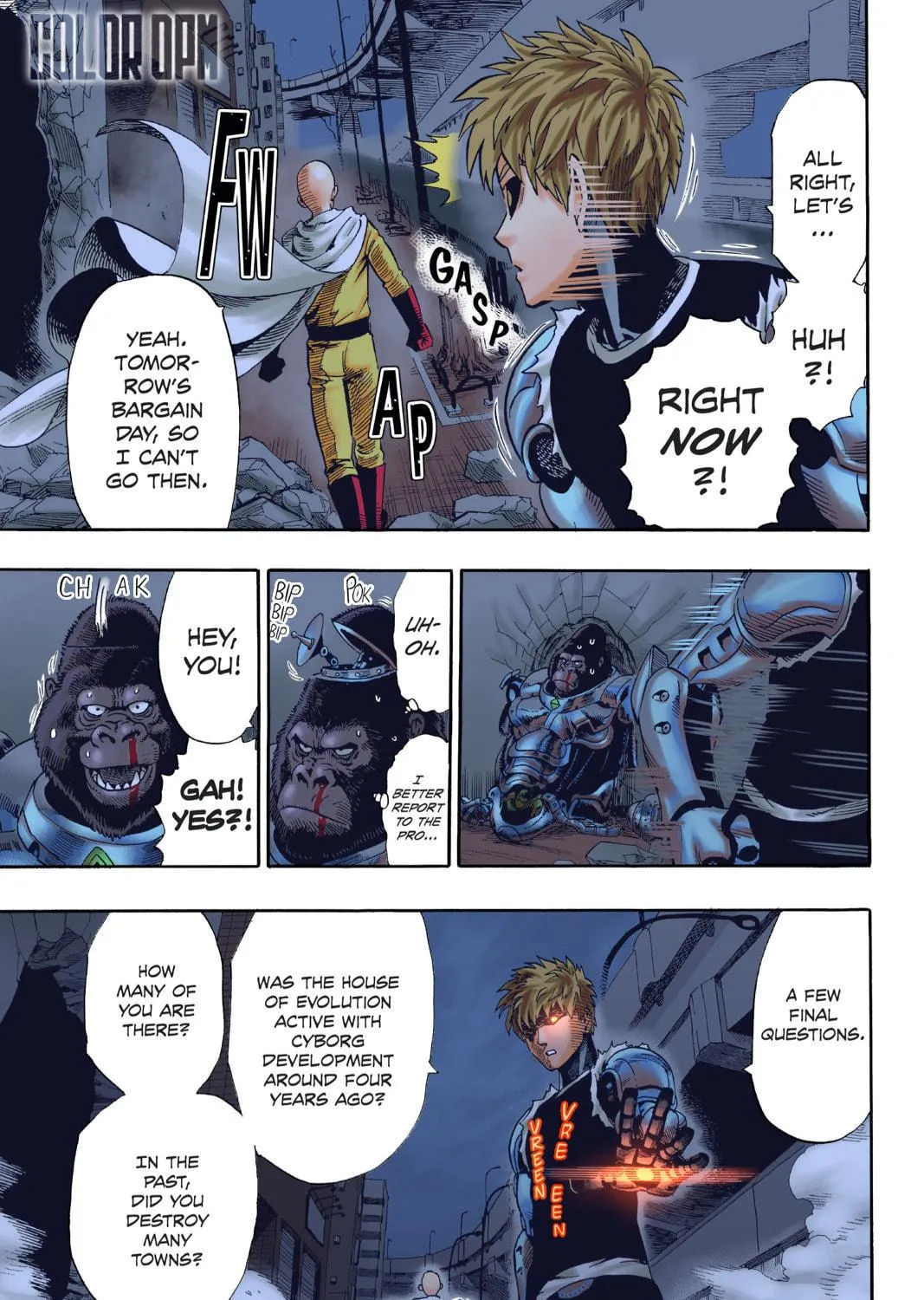 One-Punch Man (Fan Colored) (Colored) Chapter 9 page 29 - 