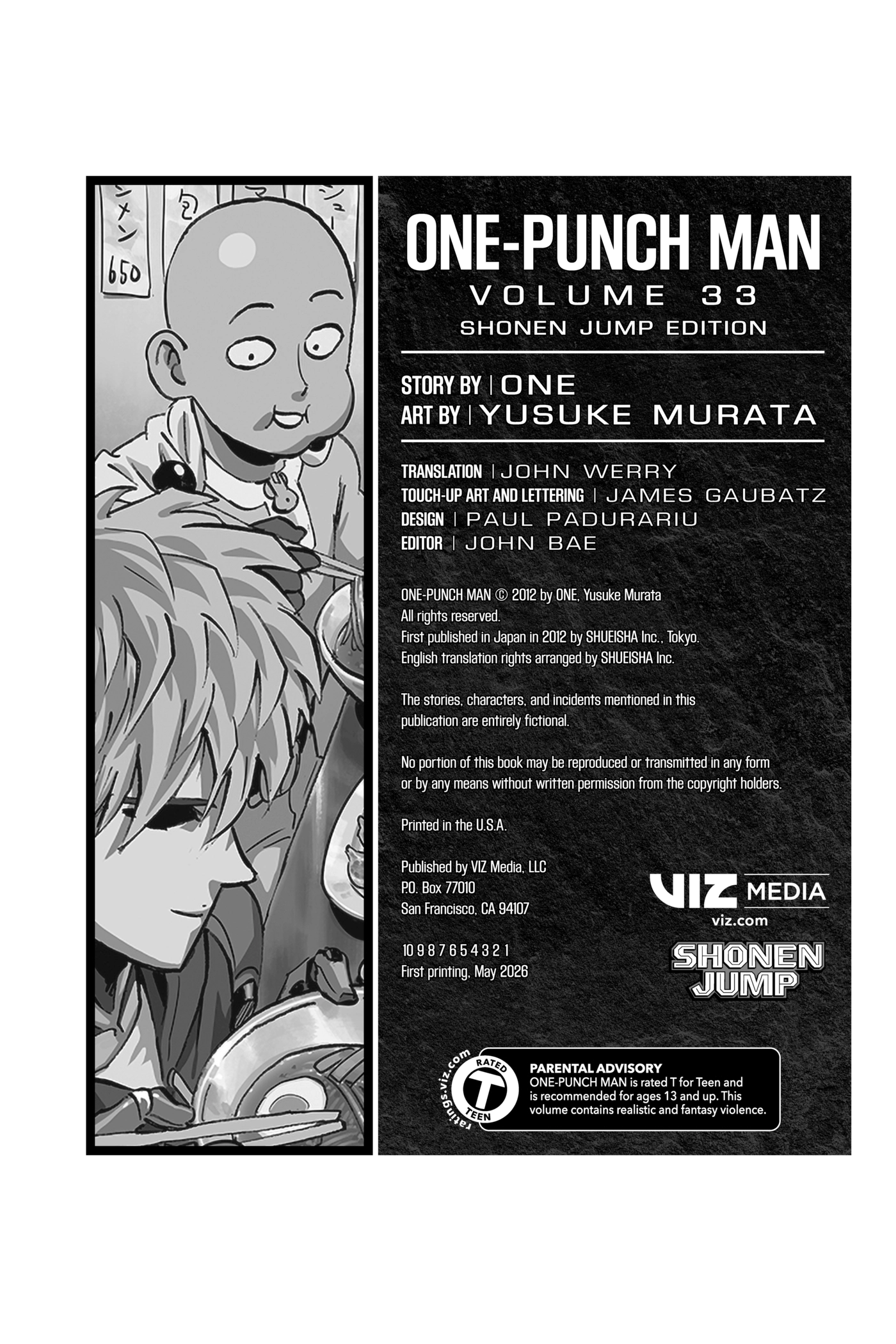 One Punch Man Chapter 0 page 185 - 