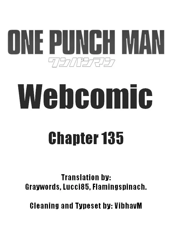 One Punch Man Chapter 135 page 1 - 
