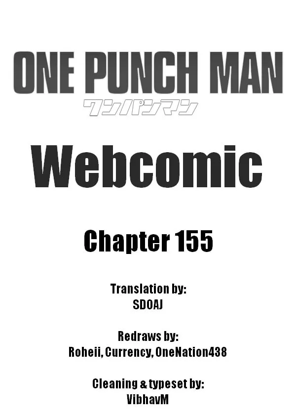 One Punch Man Chapter 155 page 1 - 