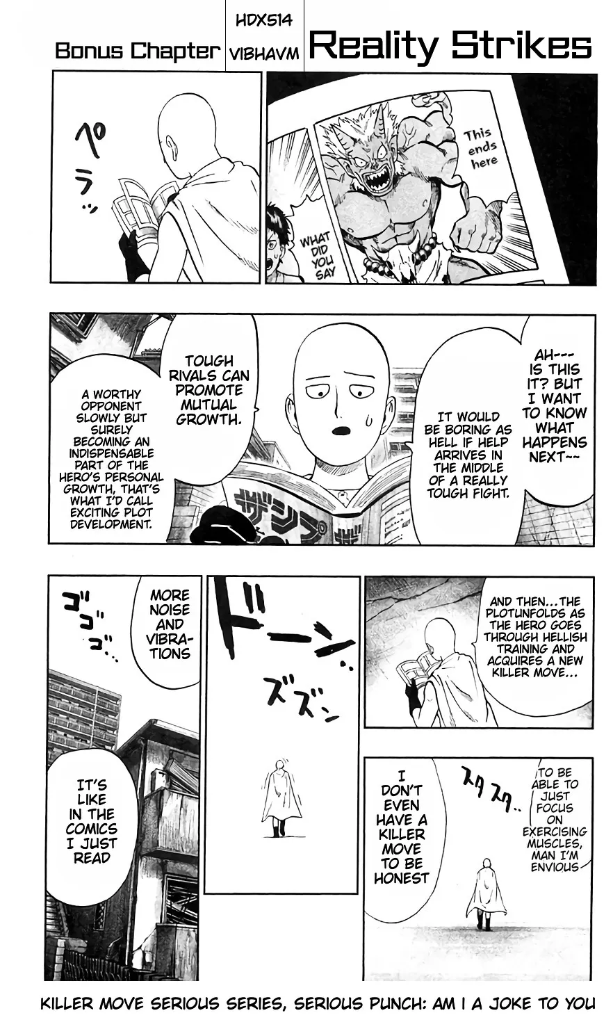 One Punch Man Chapter 19.1 page 1 - 