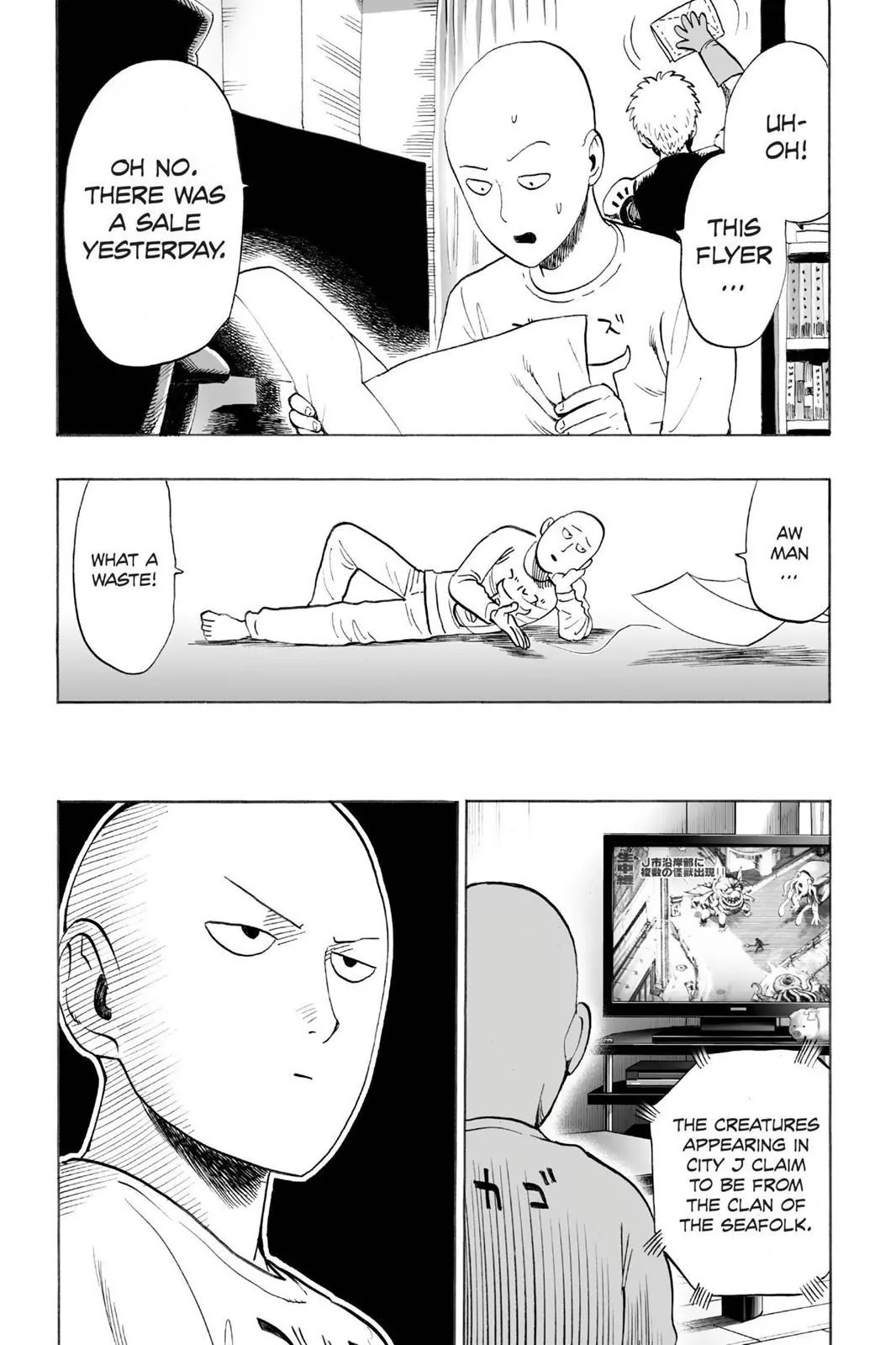 One Punch Man Chapter 312 page 1 - 