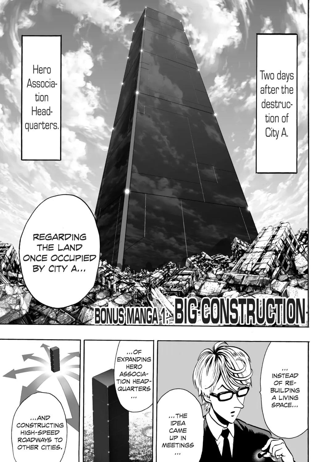 One Punch Man Chapter 37.5 page 1 - 
