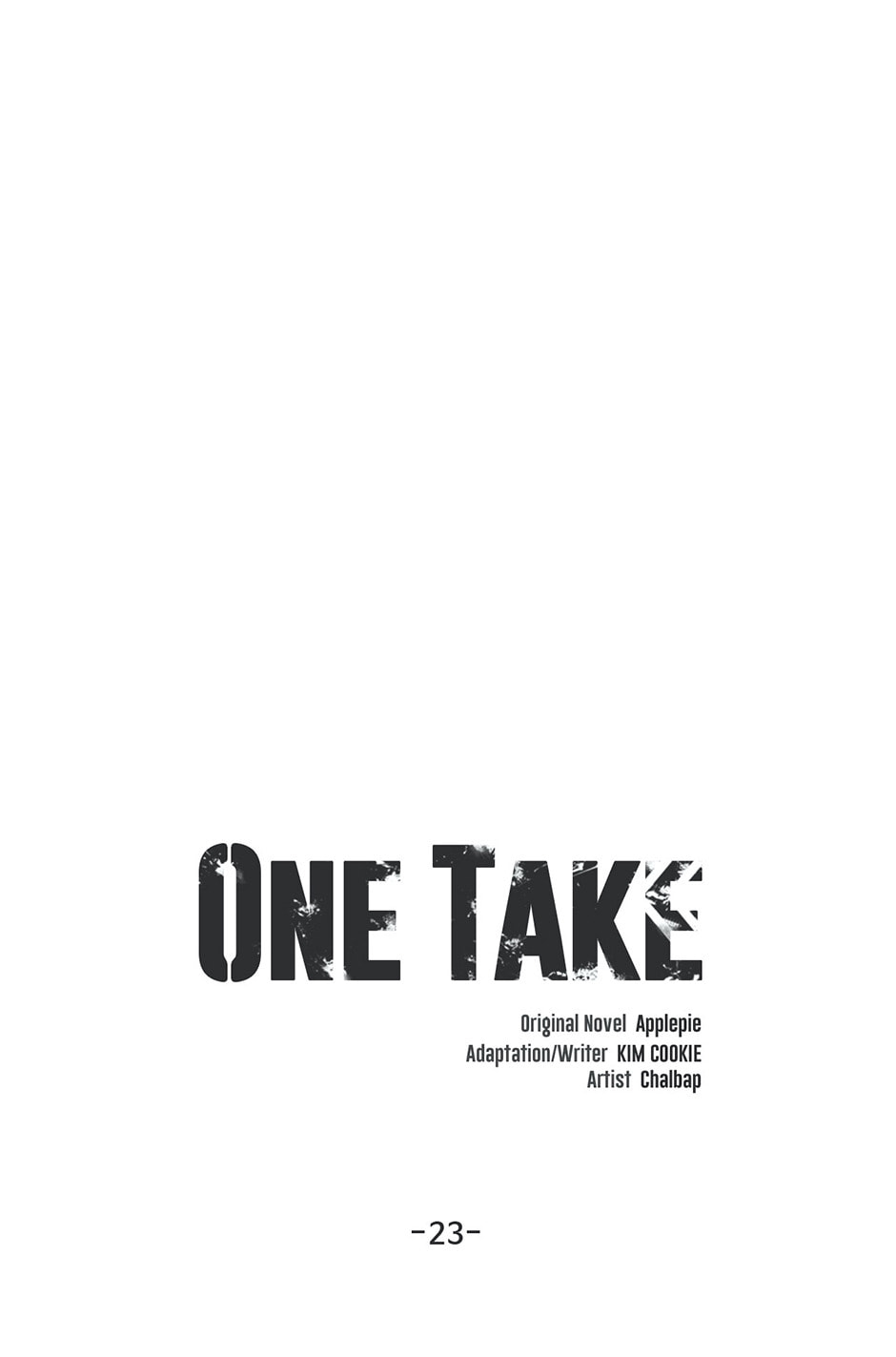 One Take Chapter 23 page 1 - 
