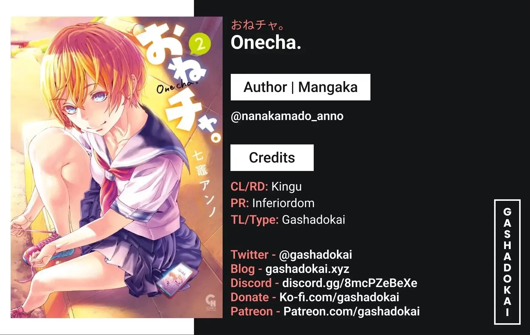 Onecha. Chapter 8 page 38 - 