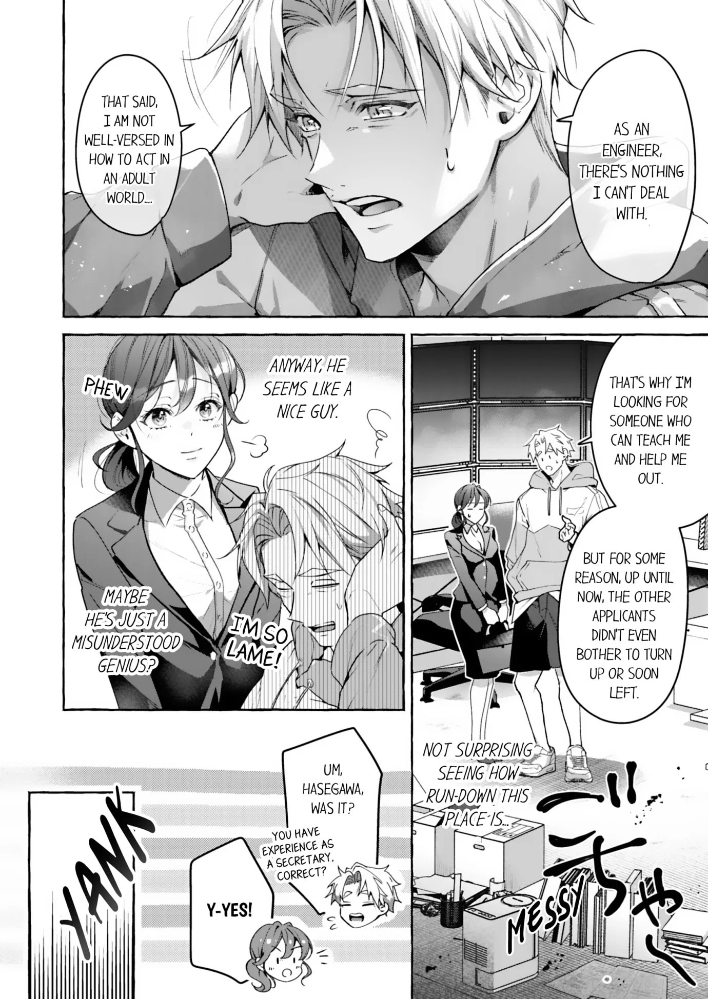 Onegai, Ore ni Aisarete? ~ Toshishita Shachou no Kyuuai wa Amaku Atsuku, Watashi o Tokasu. Chapter 1 page 6 - 