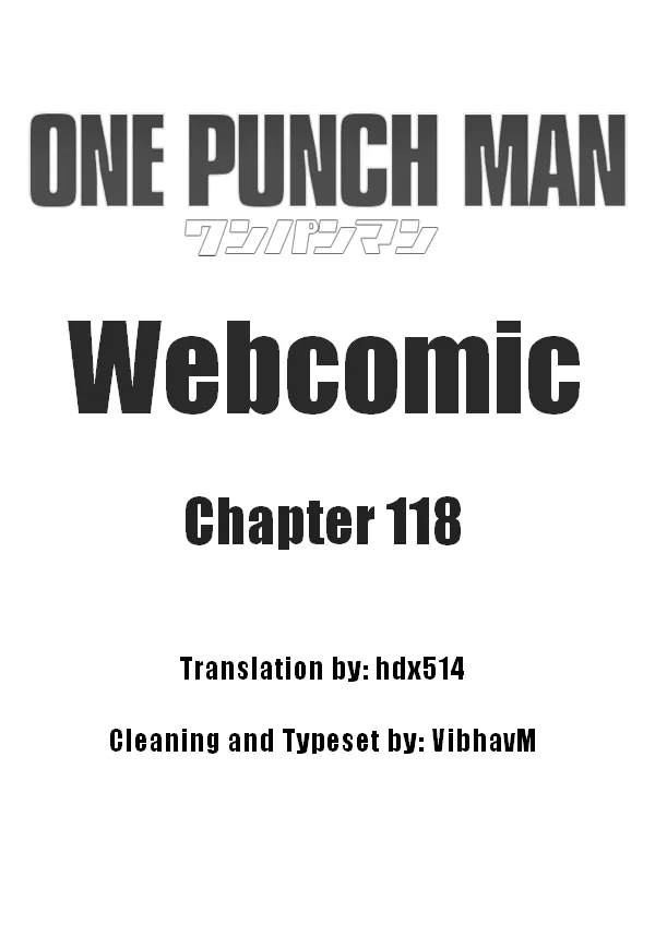Onepunch-Man (One) Chapter 118 page 1 - 